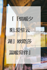 「情暖夕阳.爱驻云湖」欧路莎温暖常伴