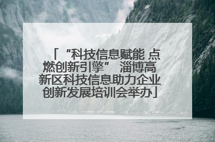 “科技信息赋能 点燃创新引擎” 淄博高新区科技信息助力企业创新发展培训会举办