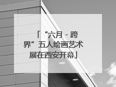 “六月 - 跨界”五人绘画艺术展在西安开幕