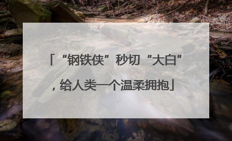 “钢铁侠”秒切“大白”，给人类一个温柔拥抱
