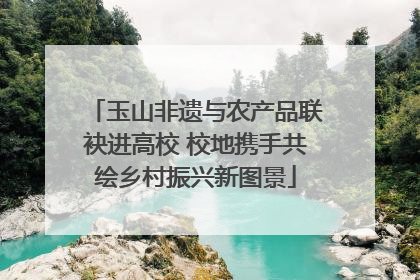玉山非遗与农产品联袂进高校 校地携手共绘乡村振兴新图景