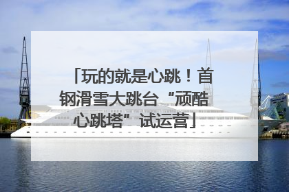 玩的就是心跳！首钢滑雪大跳台“顽酷心跳塔”试运营