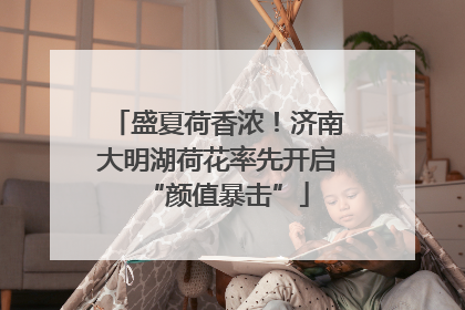 盛夏荷香浓！济南大明湖荷花率先开启“颜值暴击”