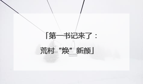 第一书记来了：荒村“焕”新颜