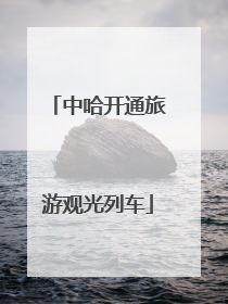 中哈开通旅游观光列车