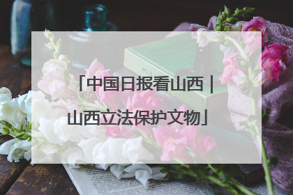 中国日报看山西｜山西立法保护文物