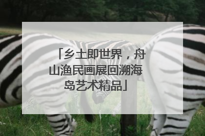 乡土即世界，舟山渔民画展回溯海岛艺术精品