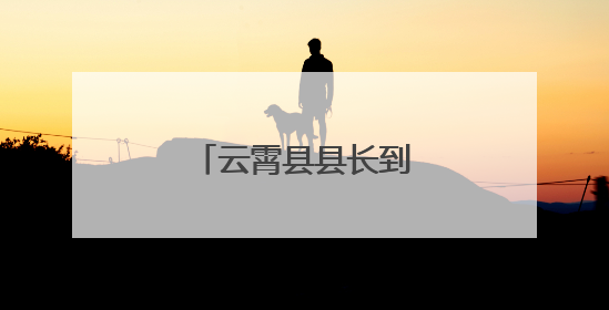 云霄县县长到和平乡调研