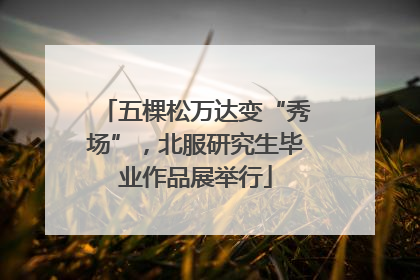 五棵松万达变“秀场”，北服研究生毕业作品展举行