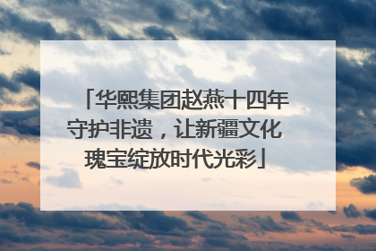 华熙集团赵燕十四年守护非遗，让新疆文化瑰宝绽放时代光彩