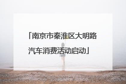 南京市秦淮区大明路汽车消费活动启动