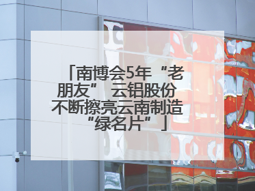 南博会5年“老朋友” 云铝股份不断擦亮云南制造“绿名片”