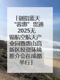 剑指蓝天 “蓉惠”贯通 2025无锡航空航天产业园暨惠山高新区投资环境推介会在成都举行