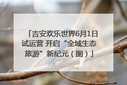 吉安欢乐世界6月1日试运营 开启“全域生态旅游”新纪元（图）