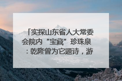 实探山东省人大常委会院内“宝藏”珍珠泉：乾隆曾为它题诗，游客无需预约免费游览