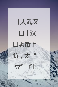 大武汉一日︱汉口老街上新，太“豆”了
