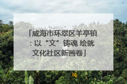 威海市环翠区羊亭镇：以“文”铸魂 绘就文化社区新画卷