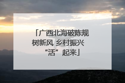广西北海破陈规树新风 乡村振兴“活”起来