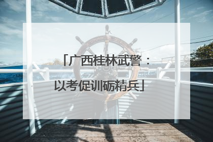 广西桂林武警：以考促训砺精兵