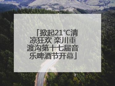 掀起21℃清凉狂欢 栾川重渡沟第十七届音乐啤酒节开幕