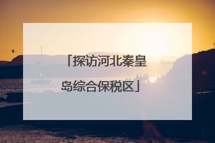 探访河北秦皇岛综合保税区
