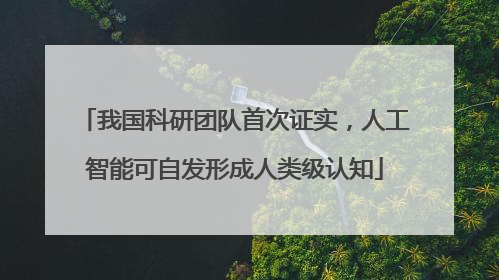 我国科研团队首次证实，人工智能可自发形成人类级认知
