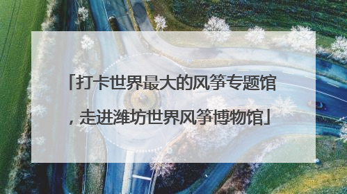 打卡世界最大的风筝专题馆，走进潍坊世界风筝博物馆