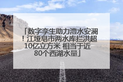 数字孪生助力澧水安澜！江垭皂市两水库拦洪超10亿立方米 相当于近80个西湖水量