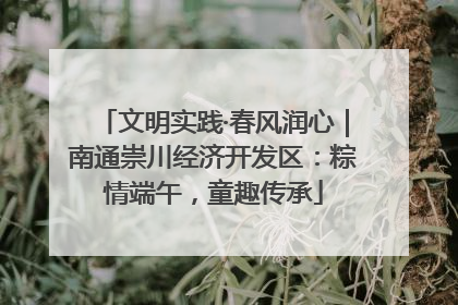 文明实践·春风润心｜南通崇川经济开发区：粽情端午，童趣传承