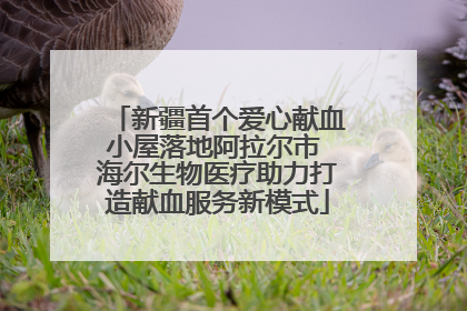 新疆首个爱心献血小屋落地阿拉尔市 海尔生物医疗助力打造献血服务新模式