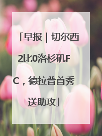 早报｜切尔西2比0洛杉矶FC，德拉普首秀送助攻