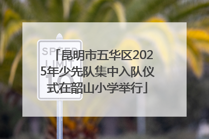 昆明市五华区2025年少先队集中入队仪式在韶山小学举行