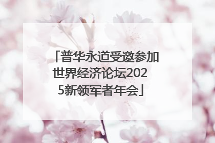 普华永道受邀参加世界经济论坛2025新领军者年会