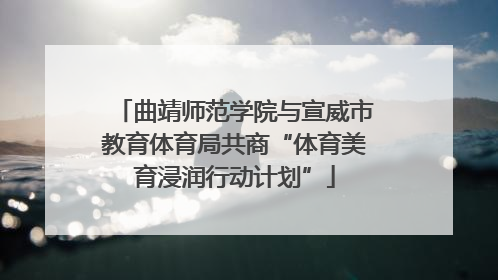 曲靖师范学院与宣威市教育体育局共商“体育美育浸润行动计划”