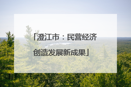 澄江市：民营经济创造发展新成果