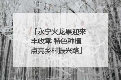 永宁火龙果迎来丰收季 特色种植点亮乡村振兴路