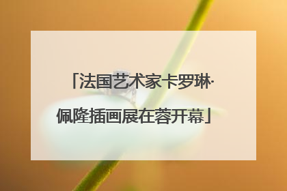 法国艺术家卡罗琳·佩隆插画展在蓉开幕