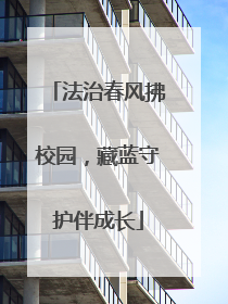 法治春风拂校园，藏蓝守护伴成长