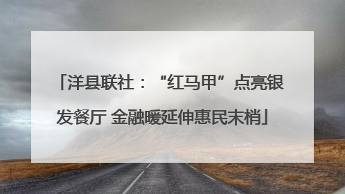 洋县联社：“红马甲”点亮银发餐厅 金融暖延伸惠民末梢