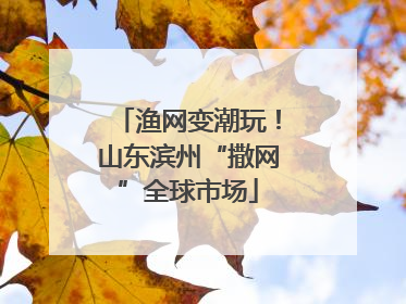 渔网变潮玩！山东滨州“撒网”全球市场