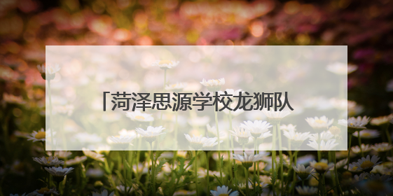 菏泽思源学校龙狮队闪耀“狮舞齐鲁”赛场 勇夺四项桂冠