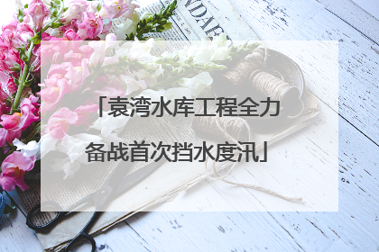 袁湾水库工程全力备战首次挡水度汛