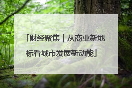 财经聚焦｜从商业新地标看城市发展新动能