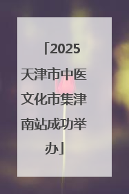 2025天津市中医文化市集津南站成功举办