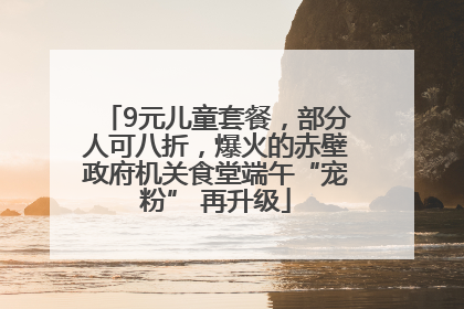 9元儿童套餐，部分人可八折，爆火的赤壁政府机关食堂端午“宠粉” 再升级